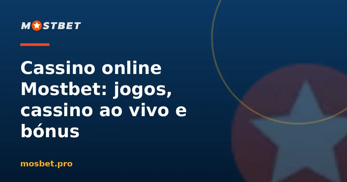 Cassino online Mostbet com roleta e cassino ao vivo