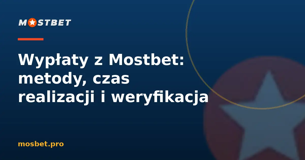 Wypłata pieniędzy z konta Mostbet